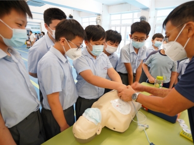 六年級常識科參與香港消防處校園教育計劃