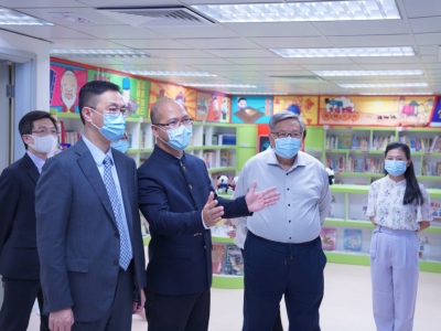 教育局局長楊潤雄到訪本校了解推展國安教育的情況